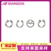 Anillo circular metálico abierto en forma de U botón ajustable ropa accesorios de ropa ropa interior traje de baño accesorios de botón