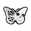 Pajita PET de paja estilo gótico pajita espiral caricatura horror parche adhesivo grado alimenticio codo accesorios decorativos
