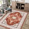 Alfombra plegable lavable estilo bohemio transfronteriza de cachemira sintética para sala de estar, fábrica de tapetes de piso estilo étnico para dormitorio y cocina