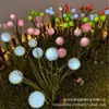 Luzes Solares de Dente-de-Leão à Prova d'Água para Exterior, Iluminação Pública Montada no Solo, Luzes de Ambiente, Luzes de Bola Redonda, Luzes de Paisagem Céu Estrelado