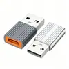 Adaptador Otg Tipo C Fêmea para USB Macho Transfronteiriço Carcaça de Liga de Alumínio Transmissão 3.0 Mouse Pen Drive USB Leitor de Cartão