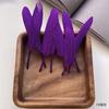 Em Estoque Pena de Ganso Faca Pequena Reta Brincos de Pena Jardim de Infância Materiais de Artesanato DIY Materiais de Badminton Penas de Ganso Coloridas