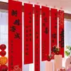 Conjunto de decoração de quarto de casamento com decorações de casamento, faixas com o personagem "feliz" para o noivado do noivo e nova casa, e faixas suspensas para o quarto da noiva
