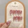 Handmade Camellia Aurora Vestindo Acabado Nail Patch Venda por atacado wearable Halo Dye Fake Nail Set Nail Patch