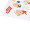 Etiqueta de papel adhesiva creativa personalizada al por mayor con diseño de animales de dibujos animados, etiqueta para niños, impresión de logotipo, pegatina
