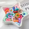Cuentas de Encaje Ondulado Coloridas de Acrílico para Apilar, Cuentas Espaciadoras de Agujero Grande, Cuentas Sueltas para Pulseras DIY, Accesorios de Joyería con Colgante