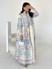 Trench Coat Plissado Miyake Estilo Europeu e Americano Feminino Outono Mais Vendido Estampado Casaco Tradicional Capa Feita Sob Medida