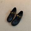 Sapatos Femininos Elegantes Retrô Estilo Britânico 2025 Novos Sapatos Mary Jane com Fivela Sapatilhas Sapatos Profissionais Mary Jane