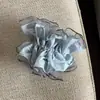 Scrunchie de Malla Estrellada Estilo Ballet de Organza Coreano Lazo para Moño de Flor en el Cabello Estilo Coreano