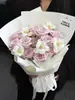 Papel con Patrón de Piedra, Papel con Textura Arrugada, Papel de Regalo Ramo de Flores, Papel de Regalo Atmósfera Texturizada, Papel Hecho a Mano, Bricolaje