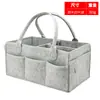Bolsa de pañales de fieltro transfronteriza al por mayor Bolsa de almacenamiento miscelánea de gran capacidad Bolsa para mamá al aire libre Bolsa de almacenamiento de pañales de fieltro