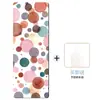 Tapete de Yoga 5mm 80cm Antiderrapante Camurça + Borracha À Prova de Som e Choque Tapete de Dança Fitness Alargado Antiderrapante Transfronteiriço