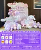 Cenário de Decoração de Aniversário de 10 Anos do Cinnamoroll 10 Meninas 12 Anos Kuromi Parede de Fundo de Festa Placa KT
