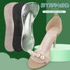 Sandalias de tacón alto para mujer GEL antideslizantes amortiguadoras lavables autoadhesivas transparentes plantilla de arco recortada casual