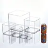 Caja de Almacenamiento Transparente, Caja Cuadrada, Contenedor Cuadrado a Prueba de Fugas, Caja Cuadrada de Acrílico Resistente a Roturas para Plantas, Contenedor Espeso para Plantas Verdes