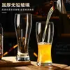 Taza Grande de Cerveza y Cola para Bar Vidrio Personalizado Hogar Espesado Taza de Cerveza Artesanal Celebridad de Internet Creativa Taza de Vino de Trigo