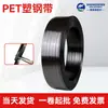 Directo de Fábrica Verde Transparente Banda de Acero Plástico Banda de Acero Plástico PET Banda de Amarre Termofusible de Plástico Banda de Embalaje de Plástico