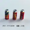 Novas Latas Mini Bebida Supermercado Loja de Conveniência DIY Resina Simulação Estéreo Garrafa Pequena Acessórios para Micro Paisagem