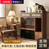 Caixa de areia elevada e ampliada pronta para uso em estilo vintage com trama de rattan, adequada para espaços pequenos, gabinete de areia para gatos integrado