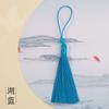 Marcapáginas de seda de hielo al por mayor, colgante con borla de 7 cm, caja de dulces, caja de regalo, colgante decorativo, joyería antigua, borla pequeña