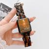 Adecuado para appIeiwatch123456789 Pulsera de Resina Cadena de Cuentas Correa de Apple Moda Universal