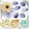20 piezas de 16*23mm de esmalte coloreado dorado hoja de fresa tridimensional diy horquilla antigua horquilla de jade material floral