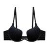 Novo Sutiã Sem Marcas de Desfiamento em U para Tamanhos Grandes Push-up Anti-flacidez Decote em V Profundo Com Bojo Fino Roupa Íntima para Mulheres
