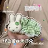 Coelho Cartoon Fofo de Bolinhas com Grande Volume de Cabelo, Prendedor Banana na Parte de Trás da Cabeça, Acessório de Cabelo Versátil para Meninas