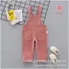 Pantalones de tirantes para niños Primavera Otoño e Invierno Ropa nueva para niños Pantalones de mezclilla Bebé Infantil 1-3 Años Pantalones para niños y niñas