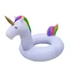 120 Flotadores de Flamenco Anillos de Natación Inflables Transfronterizos Anillos de Agua Inflables de PVC Flotadores de Natación de Unicornio Inflables para Adultos Venta al por Mayor