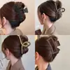 Presilha de Cabelo de Acrílico Tubarão de Verão Inspirada em Celebridades, Presilha de Garra Grande para Mulheres, Acessório de Cabelo para Coque Despojado, Presilha Essencial para Cabelos Grossos