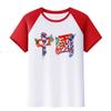 Me encanta ropa para actividad de grupo de actuación de coro de canciones rojas de jardín de infantes camiseta china ropa de clase de estudiante camisa cultural