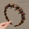 2026 Nuevo Modelo Diadema Antideslizante Dentada Malla de Gasa Ola Diadema para Mujer Clip para el Cabello de Corona Alta Accesorio para el Cabello