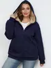 Amazon transfronterizo Europa y Estados Unidos nuevo comercio exterior mujeres en stock invierno explosiones cálido felpa abrigo con capucha