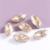 Broca garra olho de cavalo branco k fundo com furo costurado à mão cristal broca diy vestido sapatos de casamento bolsa material feito à mão acessórios strass
