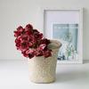 Ornatos de casa estilo country americano direto da fábrica, flores artificiais de casamento, flores decorativas, flores de simulação de rosa com borda retro de Coca-Cola