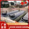 SF tanque de aceite de doble capa fábrica de tanques de aceite de Shandong tanque de aceite 50 metros cúbicos suministro tanque de aceite horizontal enterrado