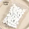 Mini bloco de tofu esponja ferramenta de nail art para efeito degradê e blush, pinça de garra de metal para unhas