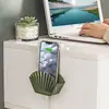 Caja de Almacenamiento Multifuncional tipo Concha para Baño, sin Taladro, Montada en Pared, Caja de Almacenamiento para Control Remoto y Cosméticos
