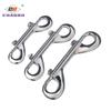 CB-5033Z gancho de doble cabeza gancho de llavero de metal hebilla universal de aleación de zinc ambos extremos se pueden abrir hebilla de gancho hebilla de gancho poco profunda