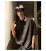 Camisa Fresca de Manga Corta con Estrellas, Estilo Nuevo Verano 2026, Camisa Elegante y Fluida para Hombre, Camiseta para Hombre