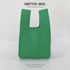 Varias Bolsas Tote de Punto, Bolsas de Regalo, Bolsas para Estudiantes, Bolsas de Punto, Bolsos de Mano, Gran Capacidad, Bloque de Color