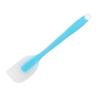 Raspador de silicona translúcido de una sola pieza de tamaño pequeño para crema de mantequilla y repostería de pasteles en stock