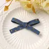 Menina Doce e Picante Versátil Vintage Estrela Jeans Laço Diy Presilha Lateral Acessórios de Cabelo Sapatos com Furos Fivela de Sapato Acessórios de Roupa