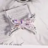 Nuevas Mariposas Exageradas de Gama Alta con Agujero Recto Cuentas Sueltas Llavero de Teléfono DIY Accesorios de Joyería Venta al Por Mayor