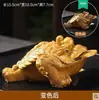 Adornos para Mascotas de Té que Cambian de Color al por Mayor, Sapo Dorado Grande que Cambia de Color, Pixiu, Juguetes de Té de Lichi, Accesorios para Juegos de Té, Accesorios para Mesa de Té