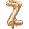 Versão Americana Tamanho Slim Letras Maiúsculas do Alfabeto Inglês Decorativas Az Balão de Folha de Alumínio Decorativo de Letra Az 16 polegadas Aniversário