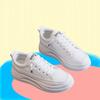 Tênis de Skate Novo Estilo Sapatos Brancos Feminino Estilo Coreano Estudante Sapatos Plataforma Tênis Casual