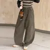 Pantalones de pierna curva para niñas, nueva colección otoño 2026, pantalones casuales elegantes y modernos para niños, pantalones largos para niñas mayores, adecuados para primavera y otoño