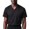Amazon Transfronterizo Ropa para Lavar a Mano Más Vendida Conjunto Corto de Manga Corta con Aberturas Ropa para Hospital, Doctor, Enfermera Elástica de Secado Rápido Ropa de Trabajo